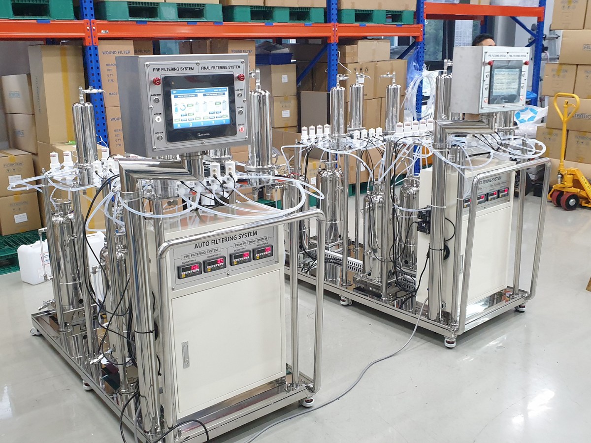 자동 필터링 시스템 “컨트롤러, PLC프로그램,&nbsp;HMI작화”